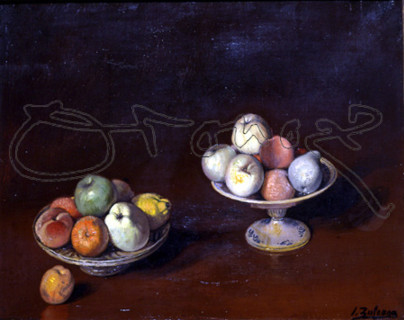 ZULOAGA IGNACIO 1870-1945
FRUTERO Y PLATO DE MANZANAS-O/L 69X88 CM-
MADRID, COLECCION