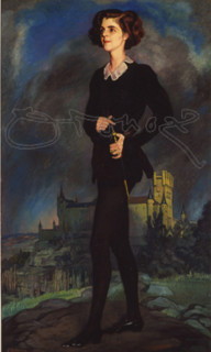 ZULOAGA IGNACIO 1870-1945
MRS. BARRYMORE
PEDRAZA, COLECCION SUAREZ ZULOAGA
SEGOVIA