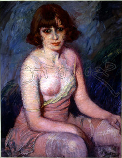 ZULOAGA IGNACIO 1870-1945
(MUJER EN ROPA INTERIOR CON UN PECHO AL DESCUBIERTO)
PEDRAZA, COLECCION