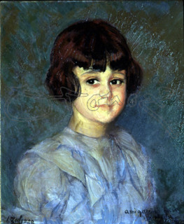 ZULOAGA IGNACIO 1870-1945
RETRATO DE SU NIETA
PEDRAZA, COLECCION SUAREZ ZULOAGA
SEGOVIA