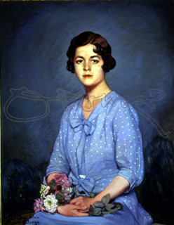 ZULOAGA IGNACIO 1870-1945
(RETRATO DE JOVEN SENTADA CON FLORES EN LA MANO)
PEDRAZA, COLECCION