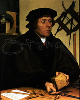 HOLBEIN HANS 1497/1543
I-NICOLAS KRATZER - 1528 -
PARIS, MUSEO LOUVRE-INTERIOR
FRANCIA

This