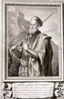 I-DIEGO GARCIA PAREDES (1506-1563) - CONQUISTADOR ESPAÑOL - GRABADO
MADRID, CALCOGRAFIA