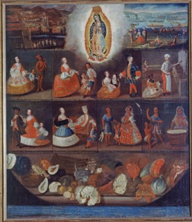 Mena, Pintura de castas - Mexico