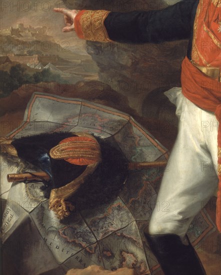 LOPEZ VICENTE 1772/1850
DETALLE"RETRATO DEL GENERAL ALVAREZ DE CASTRO-225x160,5 CM
HABANA LA,