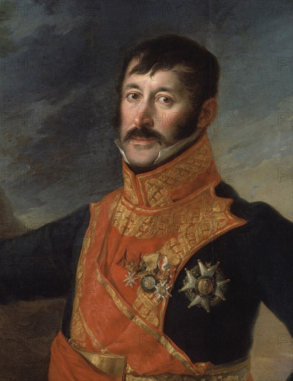LOPEZ VICENTE 1772/1850
DETALLE"RETRATO DEL GENERAL ALVAREZ DE CASTRO-225x160,5 CM
HABANA LA,