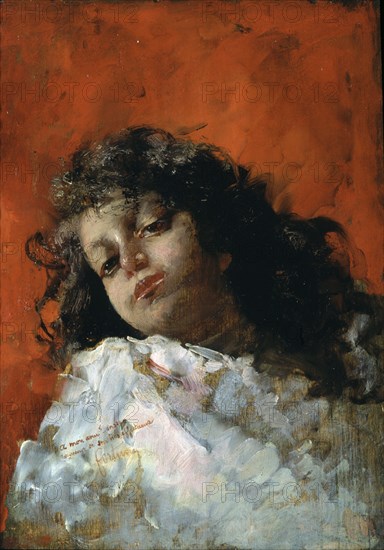 FORTUNY MARIANO 1838-1874
NIÑA EN ROJO-OLEO TABLA-33,7x23,6 CM
HABANA LA, MUSEO BELLAS