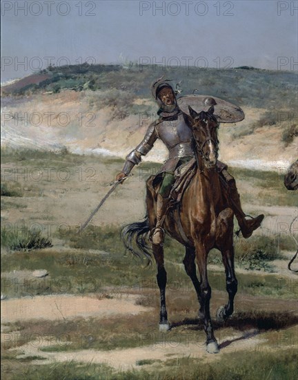 MORENO CARBONERO JOSE 1860/1942
DETALLE "ESCENA DEL QUIJOTE"-OLEO LIENZO,141x249 CM
HABANA LA,
