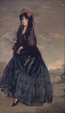 ZULOAGA IGNACIO 1870-1945
MUJER CON MANTILLA, FLORES Y ABANICO-OLEO LIENZO, 199x120,5 CM
HABANA