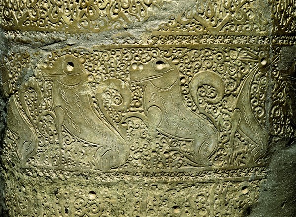 DETALLE DE TINAJA MURCIANA DECORACION APLICADA Y ESTAMPILLADA ALMOHADE-S XIII
MURCIA, MUSEO