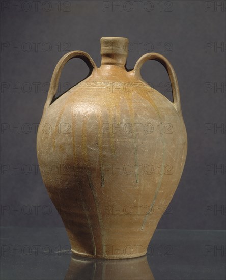 CANTARO DE CUERPO REDONDO Y CON DOS ASAS-SEMIVIDRIADO - ARTE POPULAR
PERALEJOS DE ABAJO, COLECCION