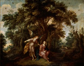 Francken II the Younger, Hagar and the Angel