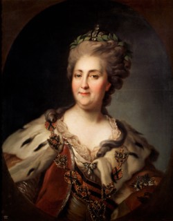 Rokotoff, Portrait de la tsarine Catherine II de Russie