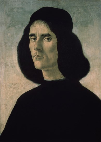 BOTTICELLI SANDRO 1444/1510
RETRATO DE MICHELE MARULLO TARGONIATA 1489/94
BARCELONA, COLECCION