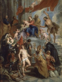 Rubens, La Sainte Famille entourée de saints