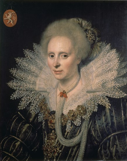 MIEREVELT M VAN 1567/1641
ELISABETH VAN BRONCKHORTS-L. 63x51-NºPRADO 2976- S XVII-ESCUELA