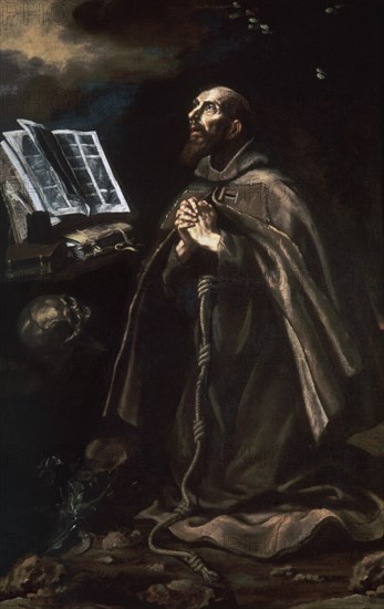 TRISTAN LUIS 1585/1624
SAN PEDRO DE ALCANTARA-L.1,69X1,11-NºPRADO 3078
MADRID, MUSEO DEL