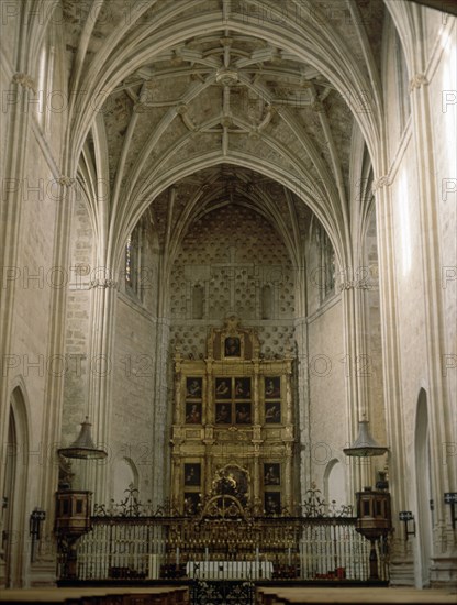 INTERIOR DE LA IGLESIA-CABECERA CON BOVEDAS ESTRELLADAS
LEON, HOSTAL/CONVENTO DE SAN