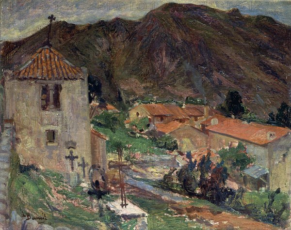 BAUSIL LUIS
PAISAJE DE PUEBLO-ESTILO NEOIMPRESIONISTA FRANCES-O/L 60X74 CM
MADRID, BANCO