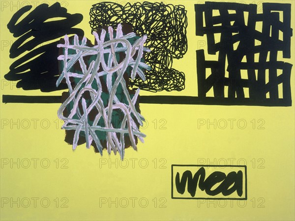 LASKER JONATHAN 1948/
EXPRESSIONS OF AN UNCERTAIN UNIVERSE - 1994 -76,2X101,6
NUEVA YORK,