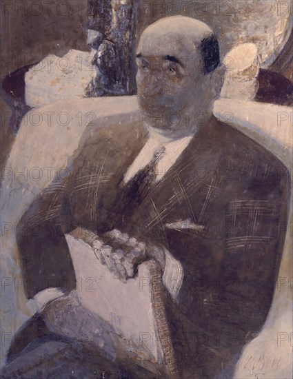 COSSIO PANCHO FRANCISCO 1884/1970
RETRATO DE D.CARLOS BLANCO-SOLER 1952-OLEO/LIENZO 92X72,5