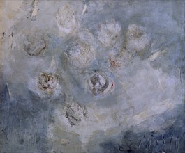 COSSIO PANCHO FRANCISCO 1884/1970
MESA DE LAS FLORES 1962 - OLEO/LIENZO
MADRID, COLECCION
