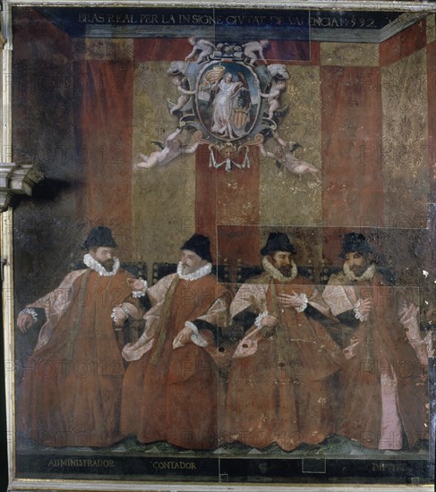 SARIÑENA JUAN DE
SALON DE CORTES-BRAZO REAL-CUATRO SINDICOS DE LA CIUDAD DE VALENCIA
VALENCIA,