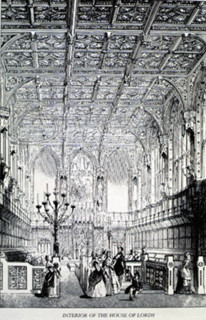 GRABADO-INTERIOR DE LA CAMARA DE LOS LORES-ILUST ESPAÑOLA/AMERICANA
MADRID,