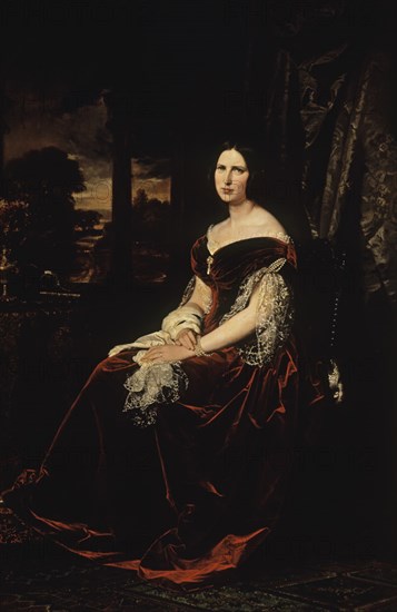 MADRAZO FEDERICO 1815/94
RETRATO DE MADAME O'SHEA OLEO/LIENZO S XIX
SEVILLA, COLECCION MANUEL