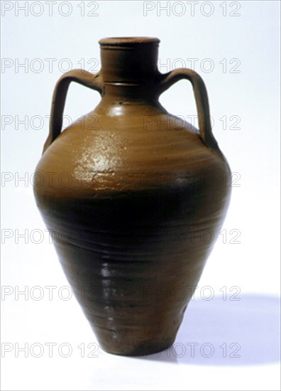 CANTARO POPULAR DE DOS ASAS ESMALTADO
NIJAR, COLECCION PARTICULAR
ALMERIA