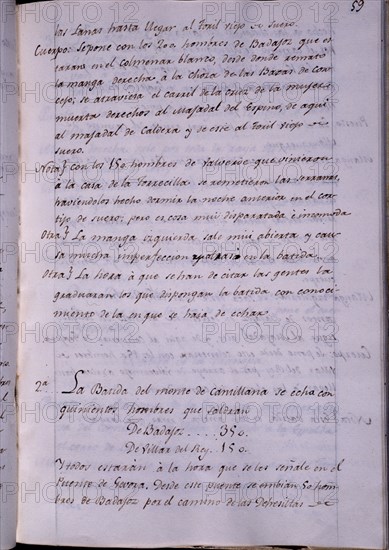 "LIBRO DE VATIDAS"(CARLOS IV) FOL 59"VATIDA DEL PAULAR"
MADRID, PALACIO