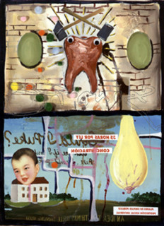 OCAMPO MANUEL 1965-
SWIMMING IN THE MIRE OF THE BOURGEOISIE'S DANDRUFF , 1998
MADRID, GALERIA