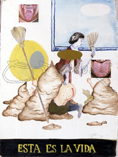 OCAMPO MANUEL 1965-
THE FALSE BRAVADO OF THE SPANISH MATADOR'S NOSE HAIR, 1998
MADRID, GALERIA
