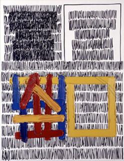 LASKER JONATHAN 1948/
PRECISE LOVE 1998-182,9 X 142,2 CM- OLEO/LIENZO
MADRID, COLECCION ANTONIO