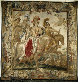 Mars et Zénobie à cheval