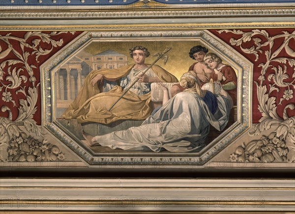 RIBERA CARLOS L 1815/91
GABINETE MINISTROS-TECHO-"ALEGORIA MINISTERIOS"DET DEPARTAMENTOS COMERCIO,