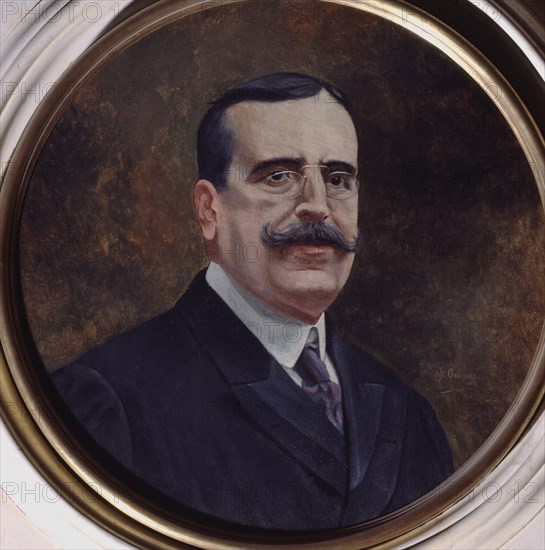 GAMONEDA J M
VESTIBULO-DET MEDALLON:JOSE CANALEJAS MENDEZ 1913
MADRID, CONGRESO DE LOS
