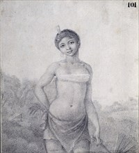 RAVENET JUAN
NEGRA DE LOS MONTES DE MANILA-180X170-DIBUJO A LAPIZ-NºINV 2308
MADRID, MUSEO DE