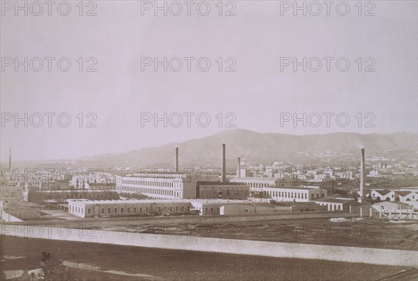 "LIBRO LA ESPAÑA INDUSTRIAL"FOTOGRAFIA BLANCO Y NEGRO-VISTA DE FABRICA-INV Nº 22401
MADRID, MUSEO