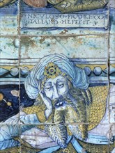 PISANO NICOLA
PALACIO ALTO-ORATORIO DE LOS RRCC-ALTAR RETABLO DE CERAMICA 1504-DETALLE DE LA FIRMA