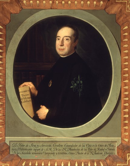 PEDRO DE SILVA Y SARMIENTO (     -1808) O/L  BIBLIOTECARIO MAYOR MAYOR DE LAS ACADEMIAS DE ARTES DE