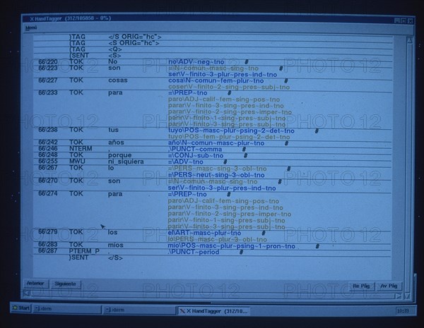 PANTALLA DE ORDENADOR CON DATOS
MADRID, ACADEMIA DE LA LENGUA
MADRID

This image is not