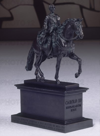 MENA JUAN PASCUAL DE (ATRIB)
ESCULTURA ECUESTRE DE CARLOS III - 1778 - REDUCCION REALIZADA POR
