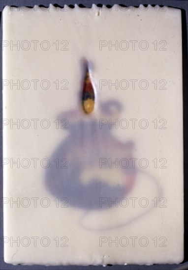 SICILIA JOSE MARIA 1954/
SERIE CALABAZAS I - 1991 - ACUARELA/CERA- 43  X 28 CM
MADRID, COLECCION