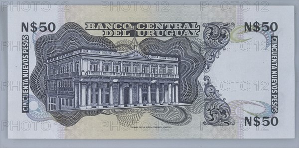 BILLETE DE CINCUENTA NUEVOS PESOS URUGUAYOS - REVERSO

This image is not downloadable. Contact us
