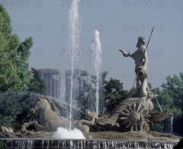 MENA JUAN PASCUAL DE 1707/1784
DETALLE DE LA FUENTE DE NEPTUNO - 1780-84
MADRID, PLAZA DE CANOVAS