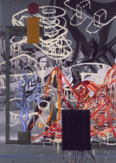 SALLE DAVID 1952-
THE FOREST - 1992 - 218 X 156 CM - OLEO/ACRILICO/LIENZO
MADRID, GALERIA SOLEDAD