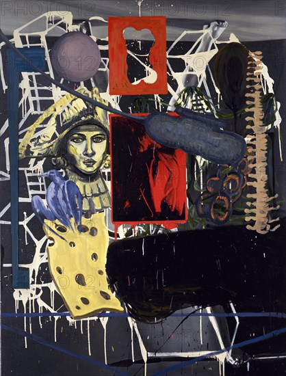 SALLE DAVID 1952-
BEASTIARYS - 1992 - 200 X 143 CM - OLEO/ACRILICO/LIENZO
MADRID, GALERIA SOLEDAD
