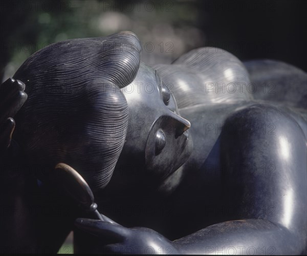 BOTERO FERNANDO 1932
DETALLE - MUJER CON ESPEJO - 1987
MADRID, EXPOSICION BOTERO
MADRID

This