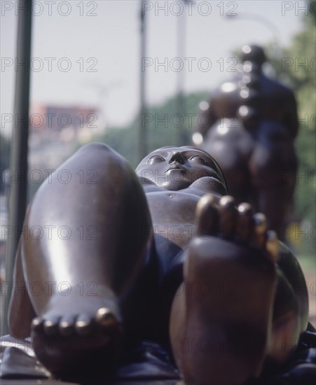 BOTERO FERNANDO 1932
MUJER TUMBADA BOCA ARRIBA
MADRID, EXPOSICION BOTERO
MADRID

This image is